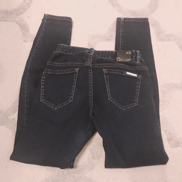 Armani Exchange Ankle Skinny Toothpick Jeans Sz 6 - Picture 3 of 5